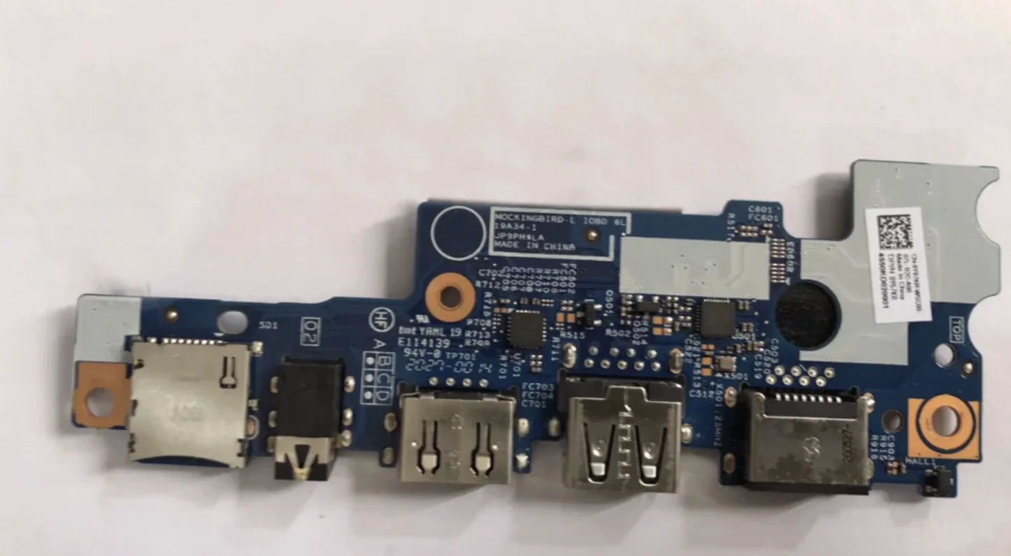 For Dell Latitude 3410 3510 E3410 E3510 USB Audio Port Wlan IO Board 0Y67KR Y67KR 19A34-1