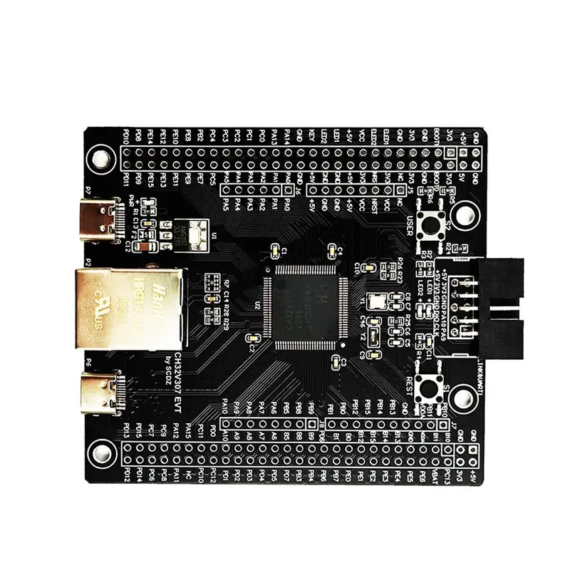 AY14 -CH32V307 Evaluation Board RISC-V MCU Onboard Wch-Link CH32V307VCT6 CH32V307V-EVT-R1 WCH