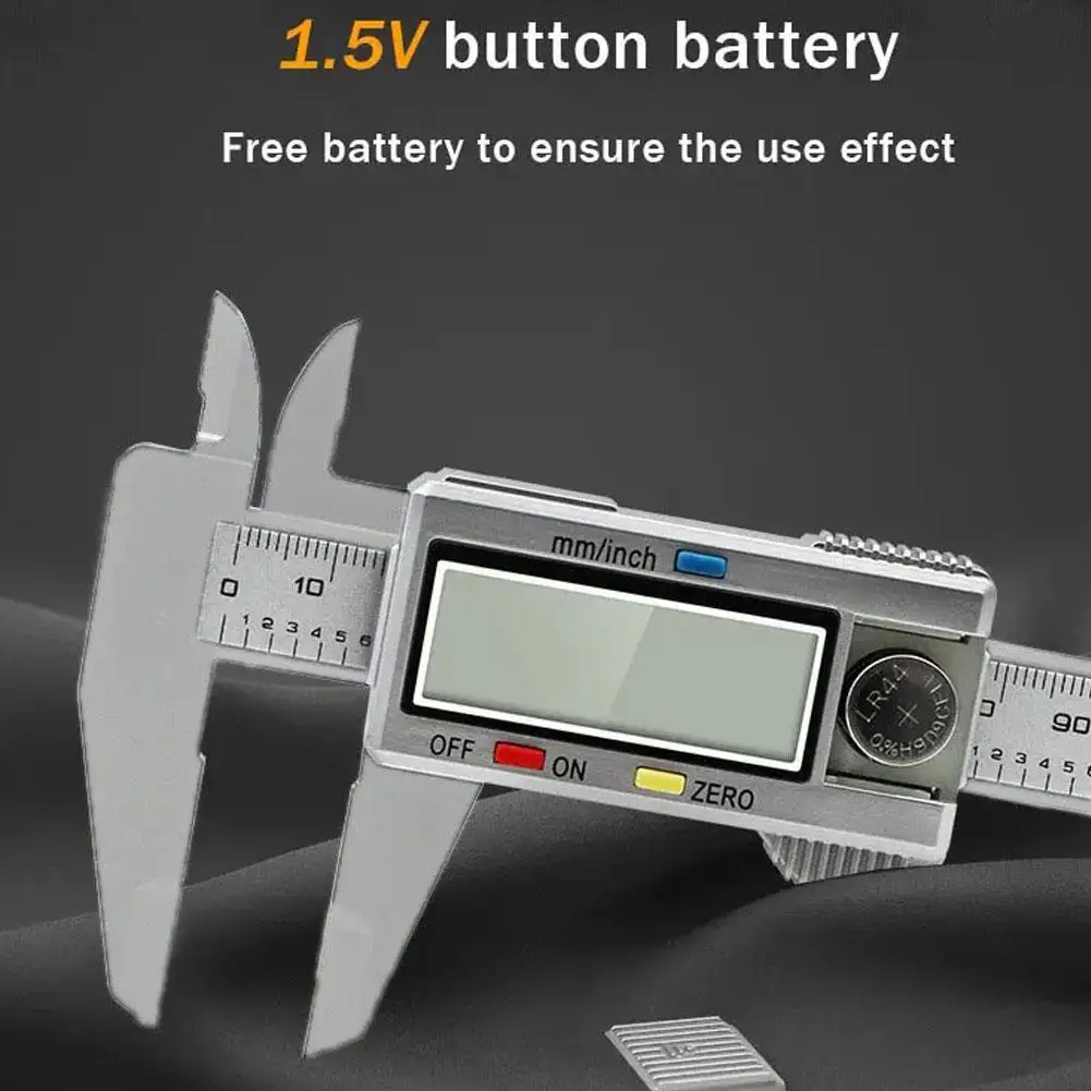 1pcs 0-150mm Electronic Vernier Caliper Digital Display Measurement Antique Item Size Measurement Caliper Tool Class