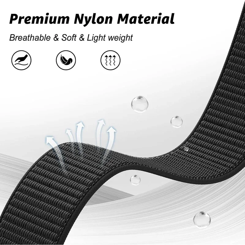 Nylon Braided Band for Huawei Watch Fit 5 Pro Fit 4 Pro Leisure Strap for Huawei Watch Fit 5 4 3 Breathable Wristband Bracelet