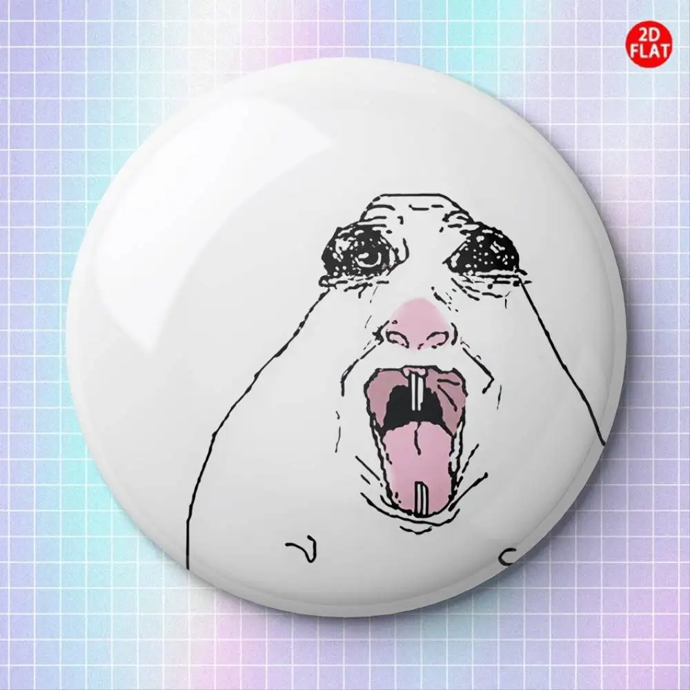 Screaming 2026 Cartoon Anime Plastic Pin Brooch Badge For Clothing Hats Backpacks Gift S