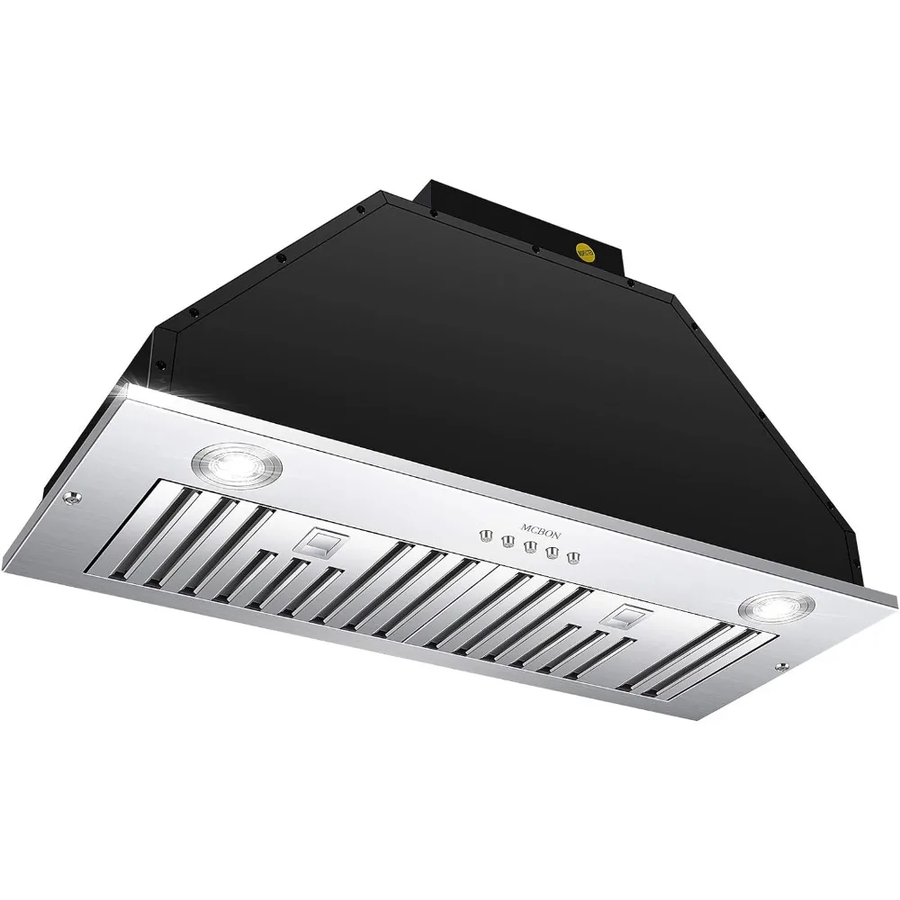 Vent Hood Insert, Ducted/Ductless Convertible Range Hood Insert, Stainless Steel Range Hood