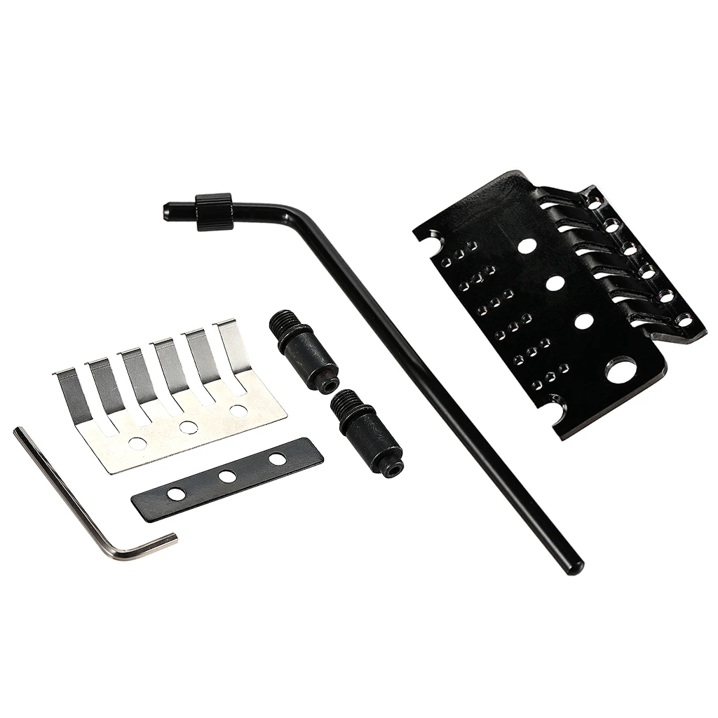 

Хромированная/деревянная/черная опорная пластина моста тремоло для гитары, натяжная пластина тонкого тюнера, комплект прокладок с рычагом для гитарной части Floyd Rose