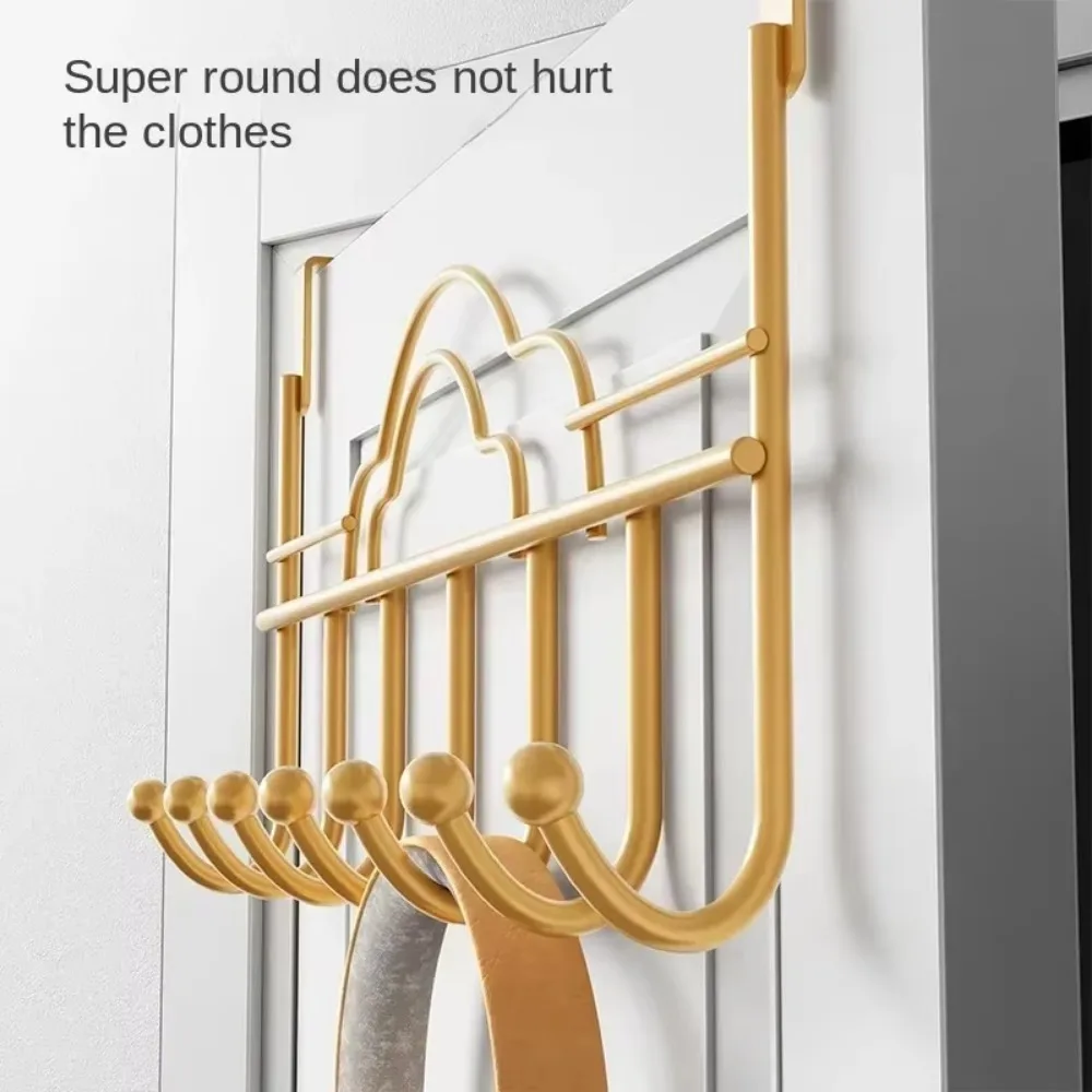 HOT Heart Clouds Shaped Door Behind Hook Storage Wall Hanging Clothes Hanger Hook Punch-free Hanger Home Organizer Door Hooks image 4