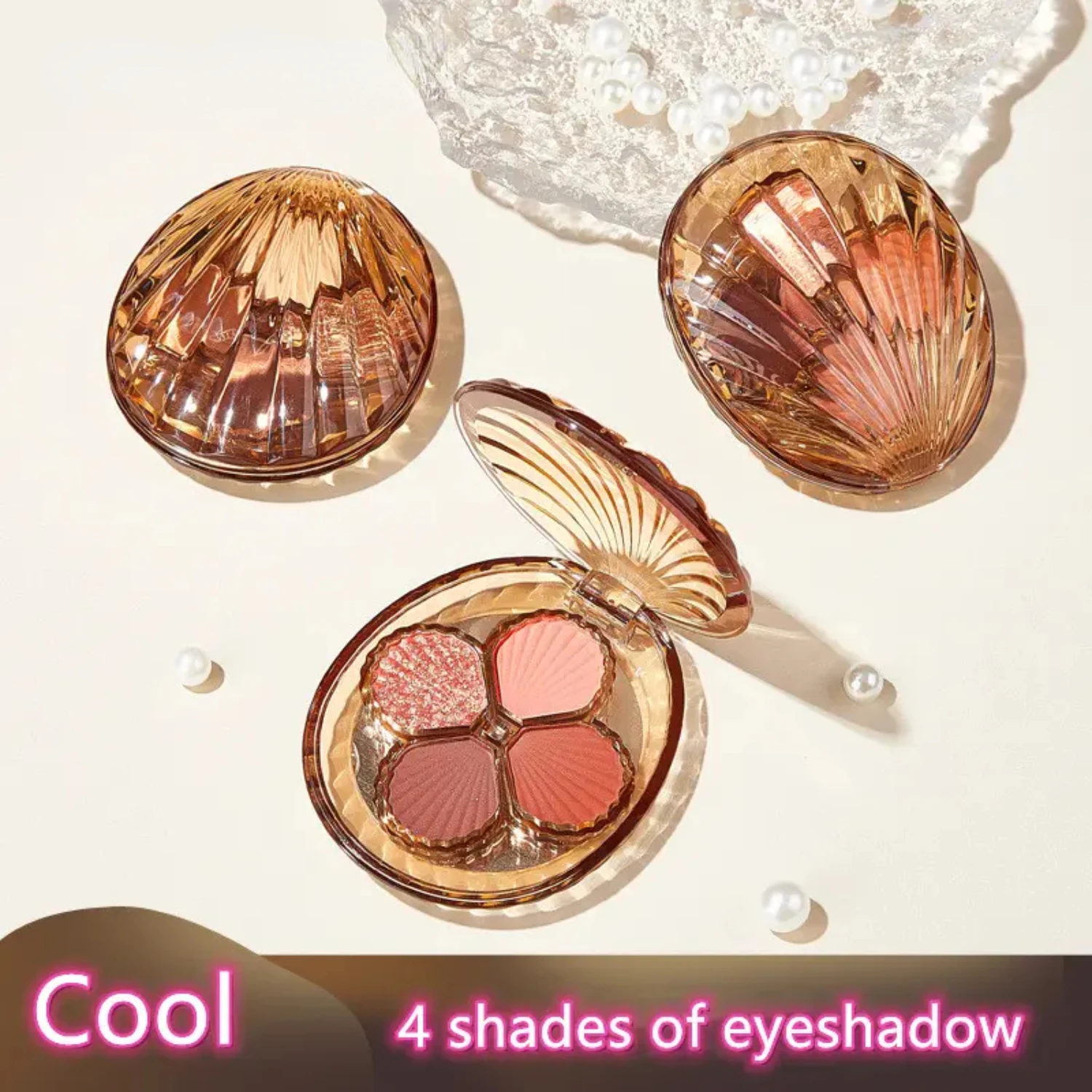 Eye-catching Stunning 4 Colors Palette for Mesmerizing Eye Shadow Looks - Ideal for Every Occasion