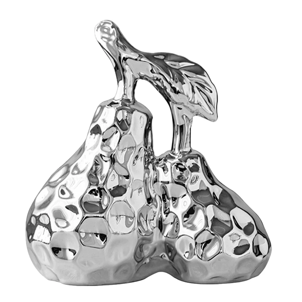 Ornament Artificial Fruits for Decoration Lifelike Centerpiece Pear Decorative Statue