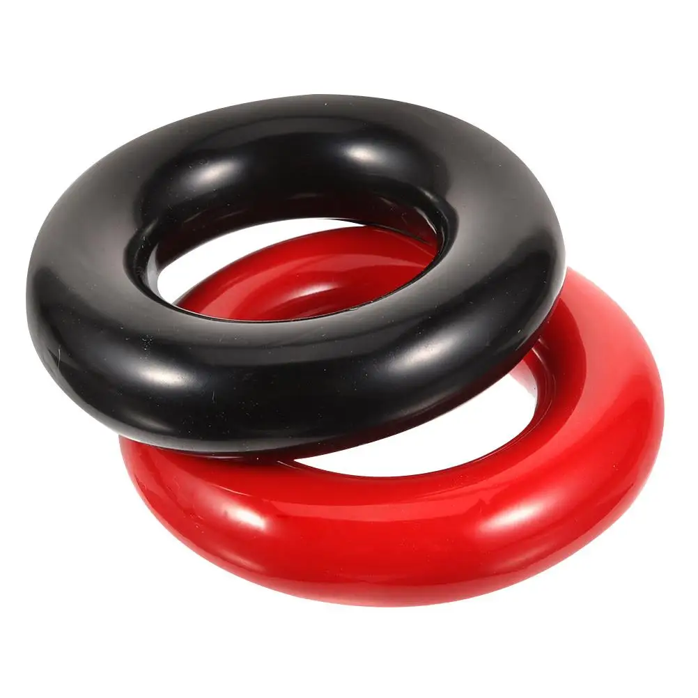 

2 Pcs Wave The Exercise Ring Iron Weighted Golf Swing Golfs Clubs Golfing Training Round Aid