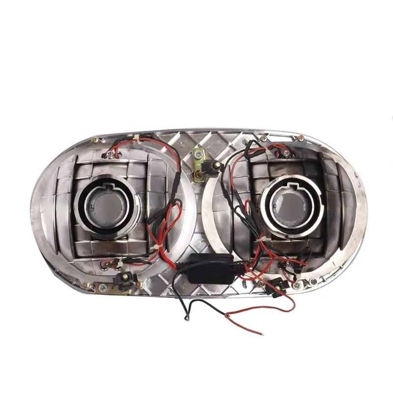 Headlight Head Light Assembly for Front Position HL Road Glide Halos Angel Demon Eyes