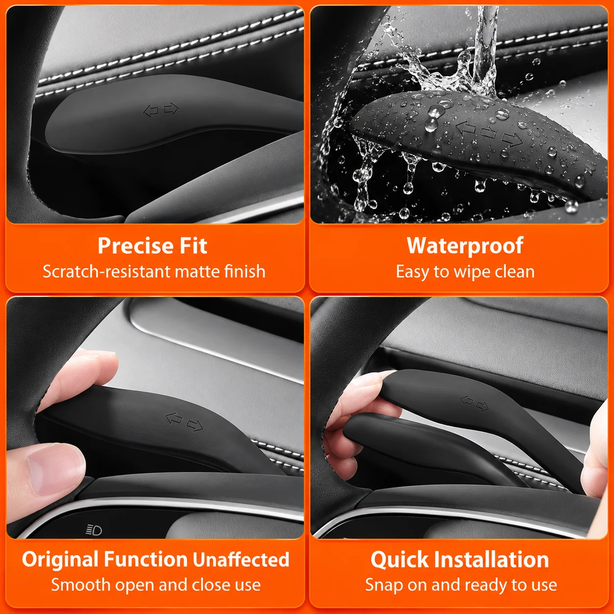 Steering Column Shift Lever Cover for Tesla Model 3 Y YL 2025 Updated Interior Trim Protector Decorative Car Styling Accessory