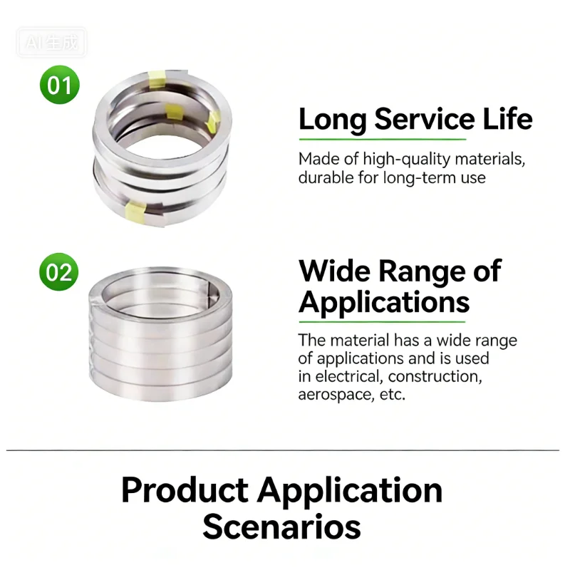 Taśma do zgrzewania punktowego niklowana, 10 m/rolka, o wysokiej przewodności, stalowa, do złączy pakietów akumulatorów litowo-jonowych 18650 21700