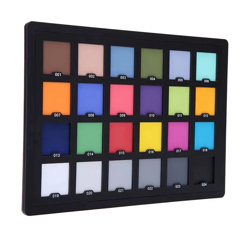 New 24 Color Card Test for Superior Digital Color Correction Use for Color Balancing in Photo Color Palette Board-DT30