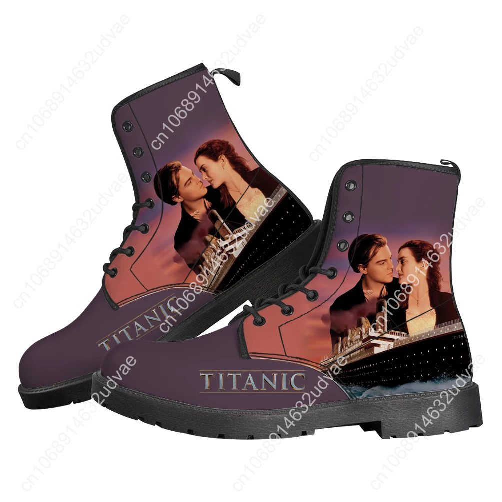 

Titanic Boots Mens Womens Teenager Shoes Casual Boot Hot Movie Outdoor Light High Quality Print On Demand Couple Customize Shoe