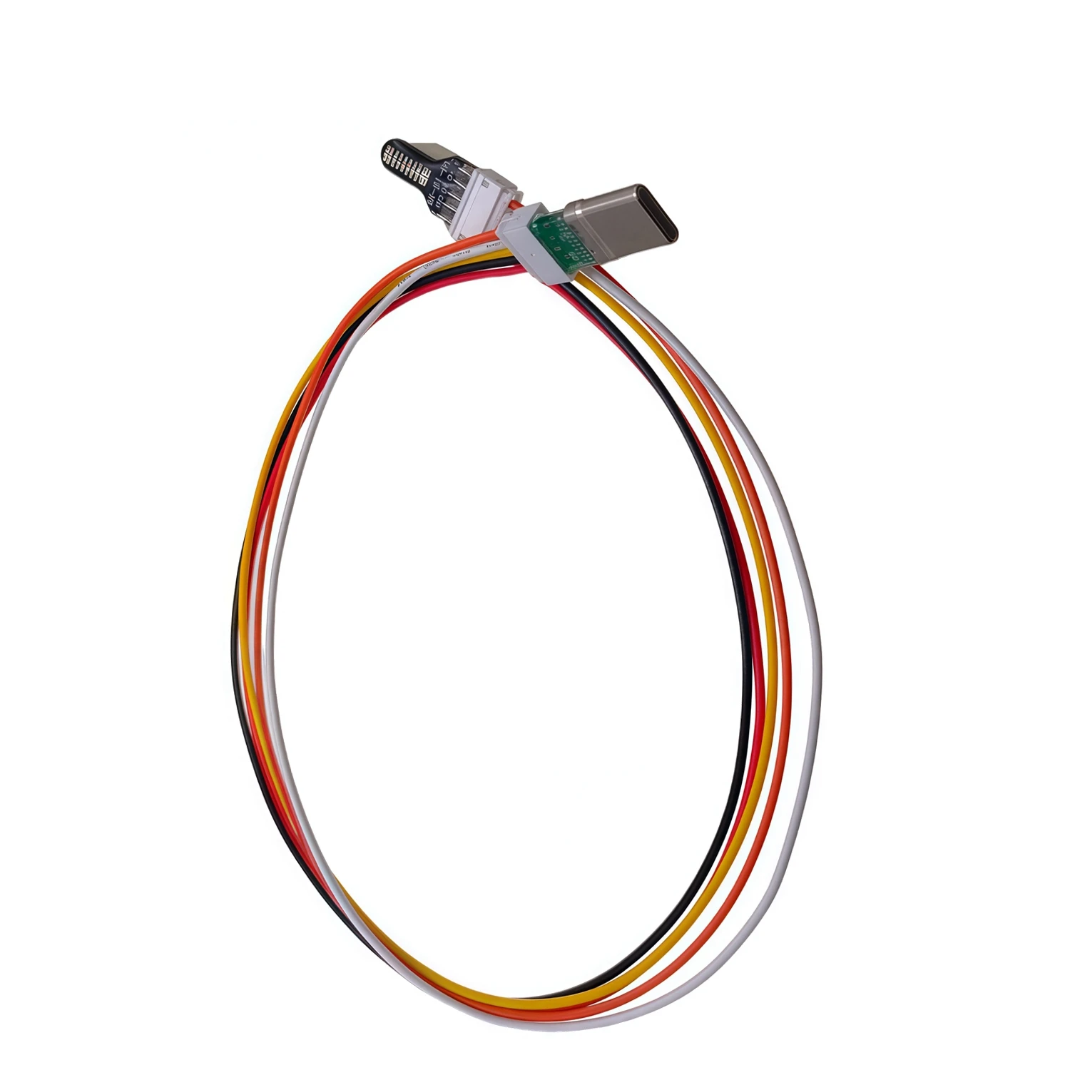 2PCS 28AWG cable Type-c male to female amd male to male Can be delivered to any configuration ZH1.5 5/pin /20cm/30CM/50CM long