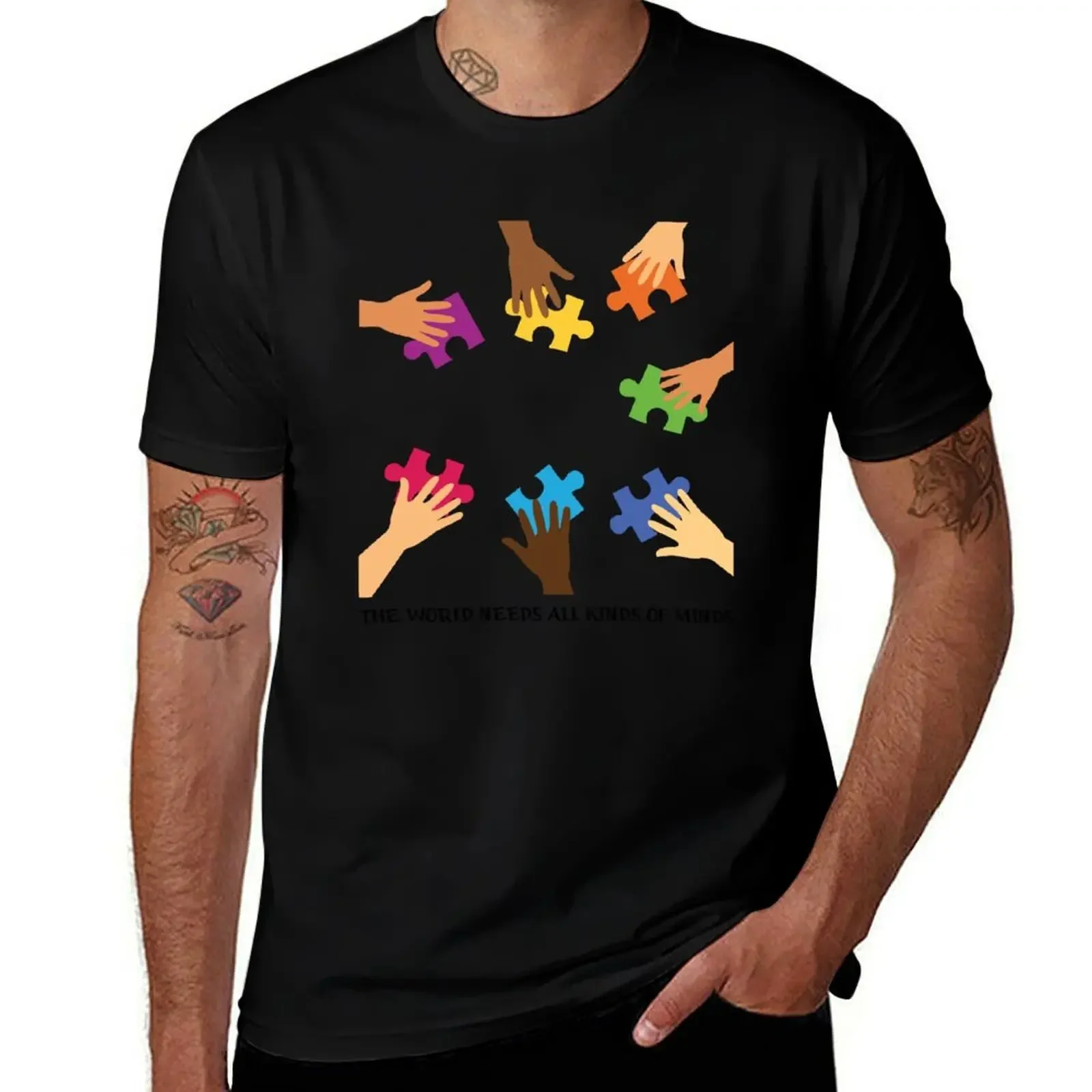 

The World needs all kinds of minds T-Shirt sports fans rapper graphic tees summer top anime shirt t shirts for men pack