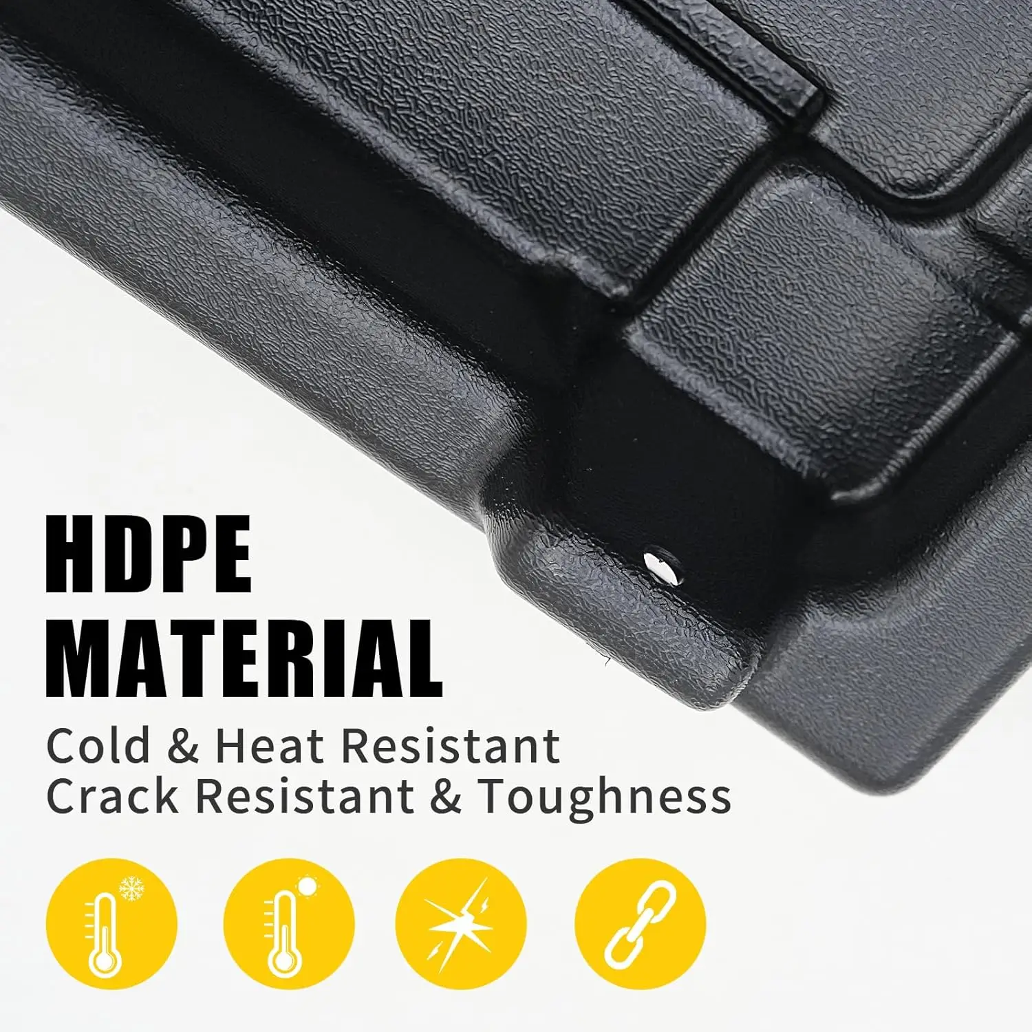 Slide-Out Truck Bed Cargo Tray for F 150, Chevy Silverado, etc. (5.2 FT+ Bed ONLY), HDPE Lightweight Sliding Organizer