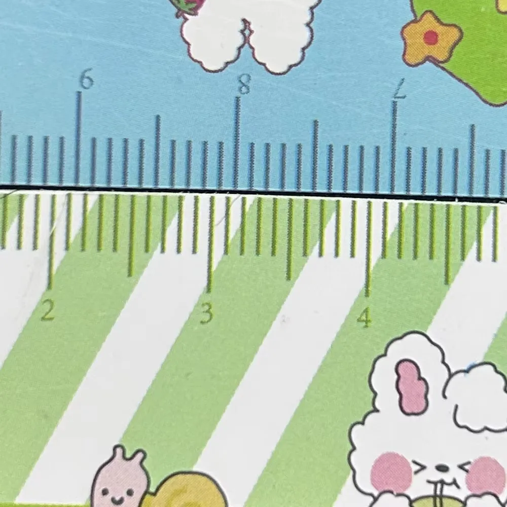 20 шт., мультяшная линейка, детские прямые линейки, канцелярские принадлежности, школьные милые канцелярские принадлежности, школьные инструменты для рисования