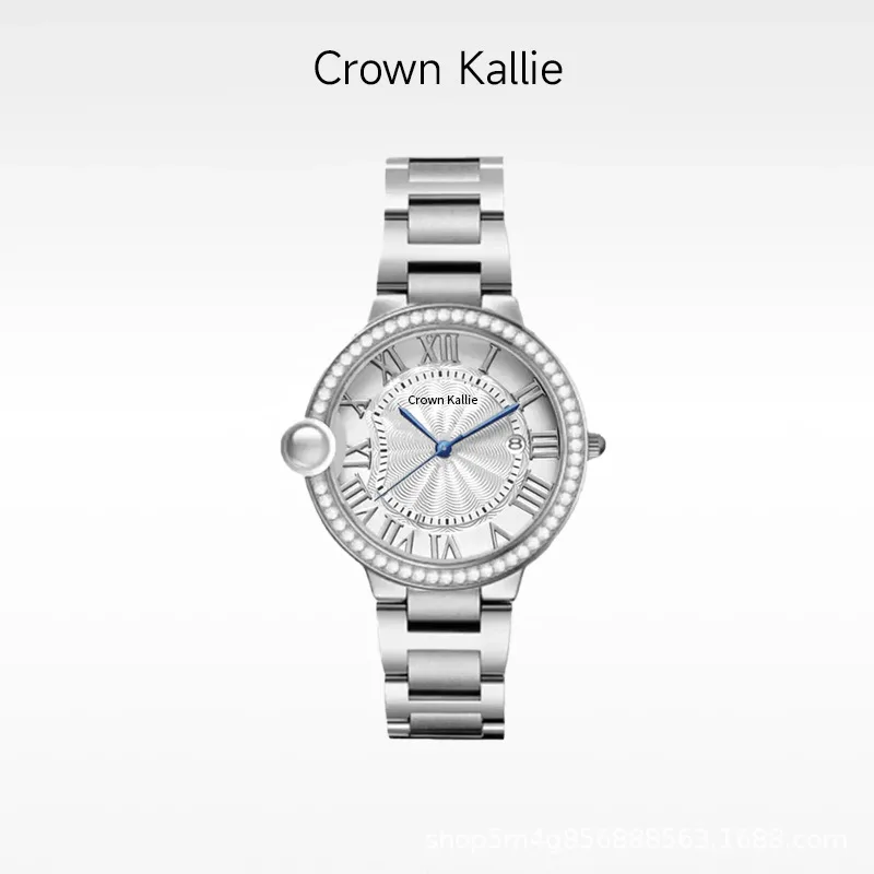 Crown Kallie White Balloon Confession Series Limited Edition Back Transparent Fully Automatic Women's Watch CK8135