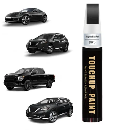 Black/Magnetic Black Pearl(G41) Touch up Paint for Nissan OEM Color Match Car Paint Scratch Repair Kit