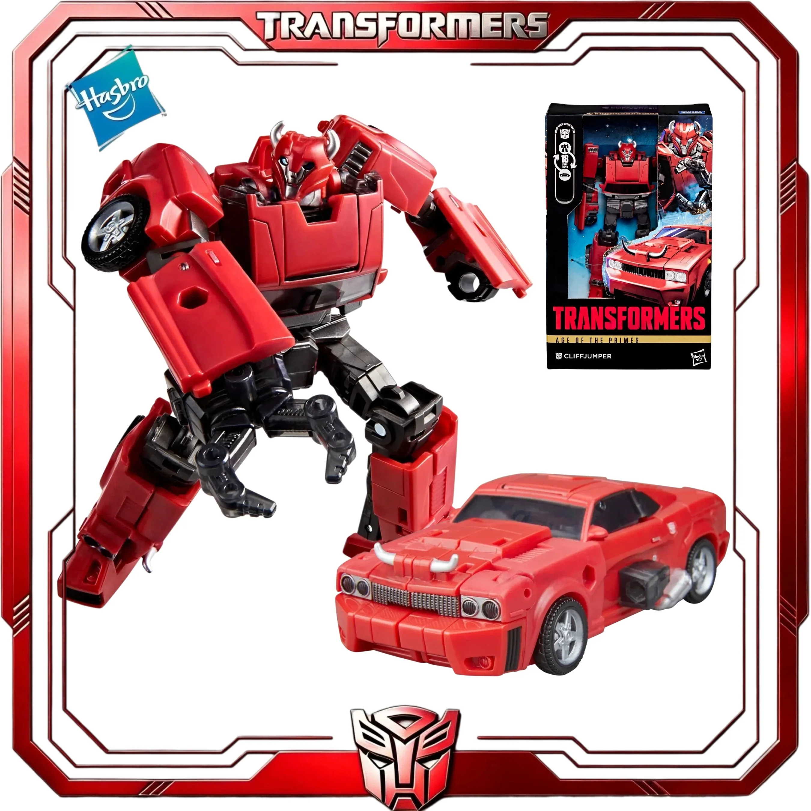 In Stock Hasbro Transformers Age of the Primes Cliffjumper Deluxe Hobby Collection Gift Figure - view 3