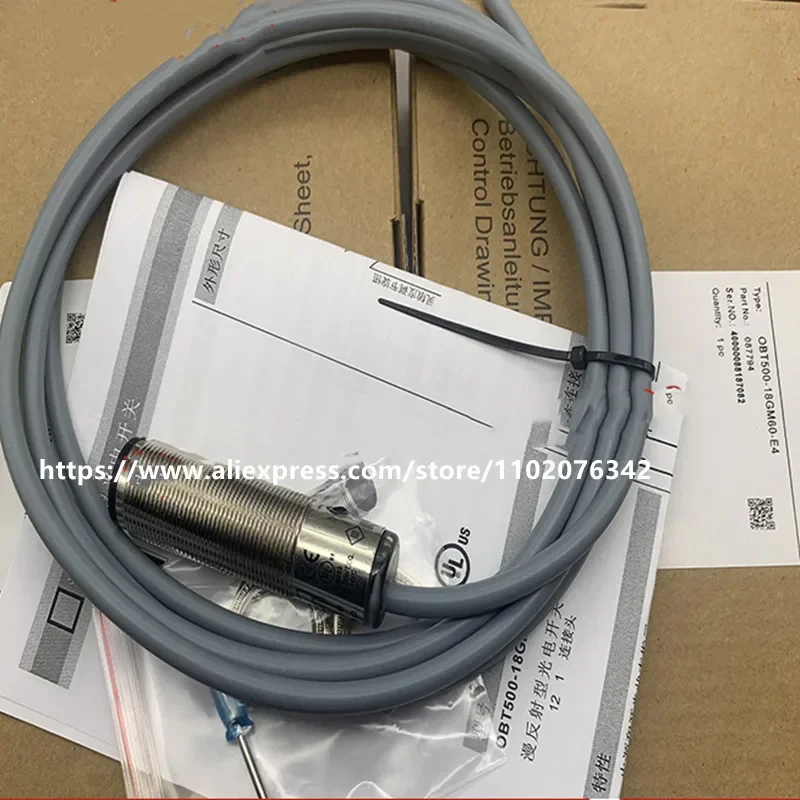 

2PCS New proximity switch OBT200-18GM60-E4-V1 OBT200-18GM60-E5-V1 OBT500-18GM60-E4-V1 OBT500-18GM60-E5-V1