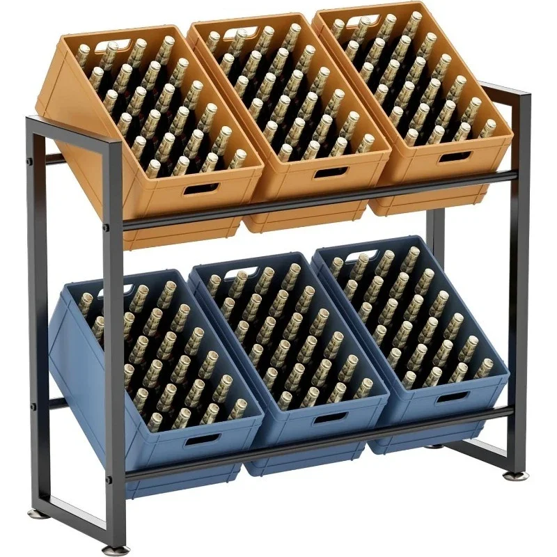 Wrought iron beer box rack, indoor, stall multi-functional wrought iron rack