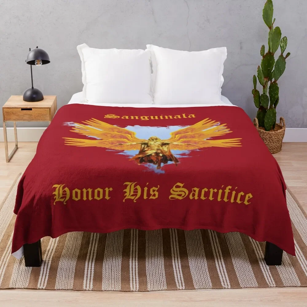 

Sanguinala - Honor His Sacrifice Throw Blanket manga Baby Blankets