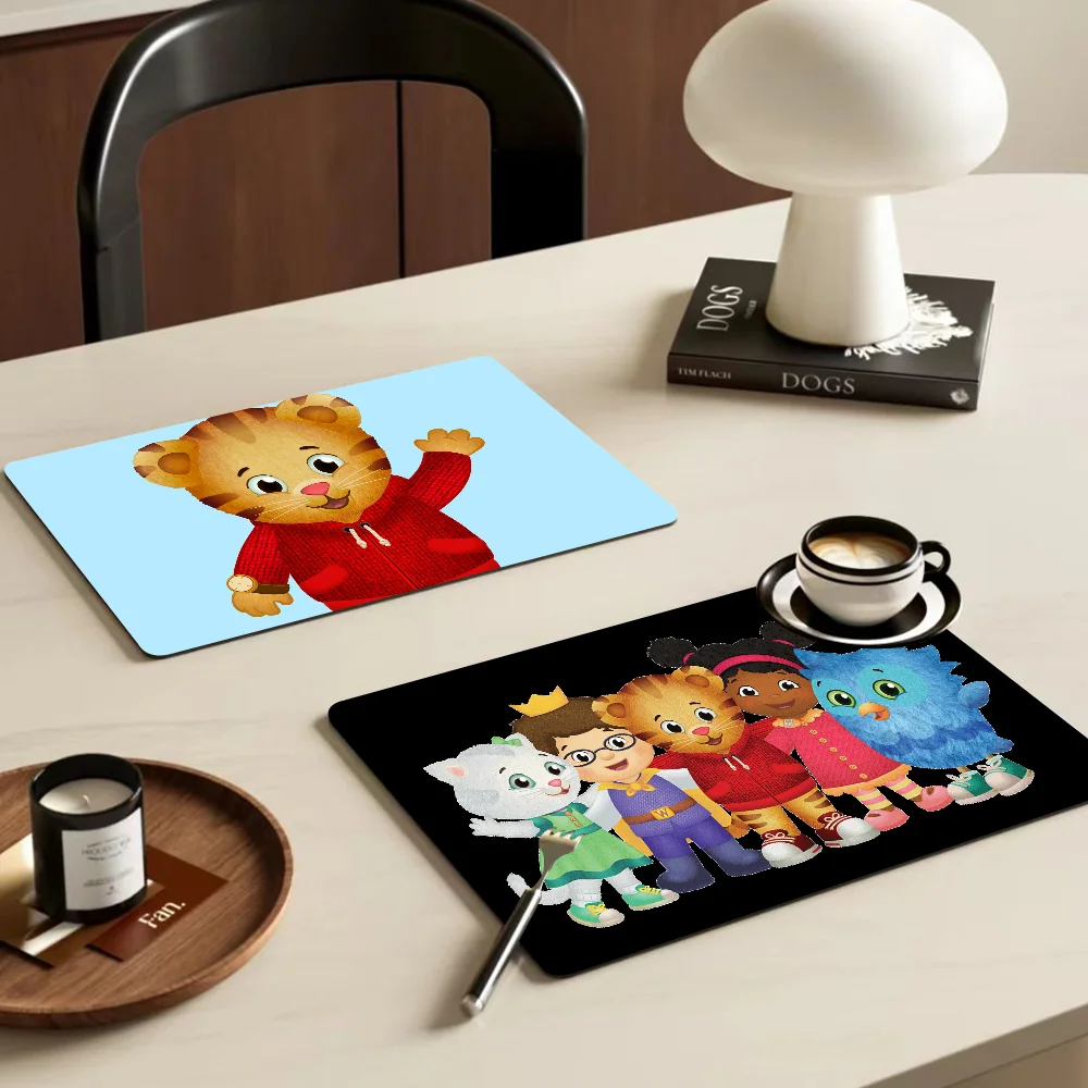 Daniel Tiger's Stop Kitchen Absorbent Pad Dry Draining Mat Sink Washstand Coffee Machine Pads Table Placemat Faucet Anti Splash