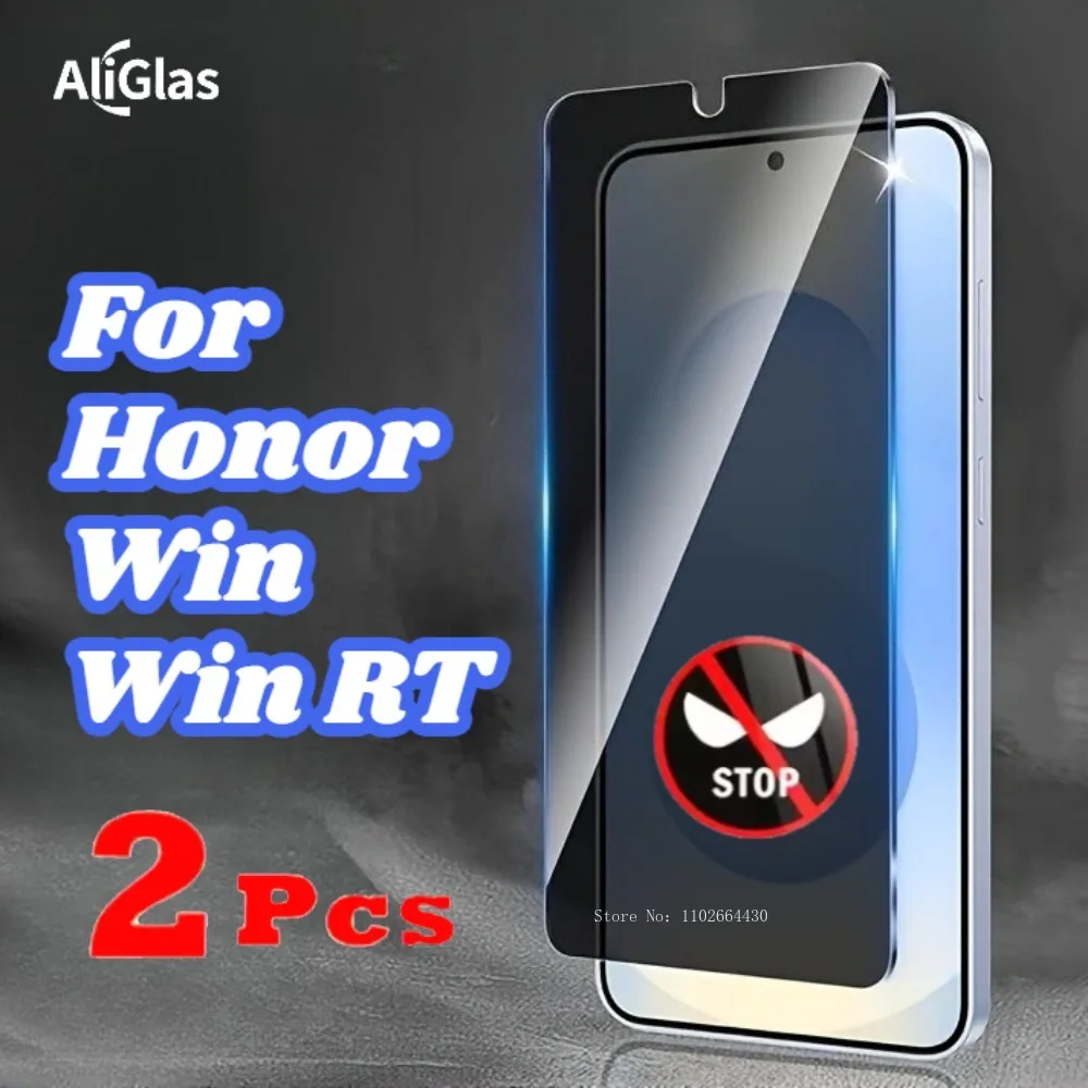 

2 Pack Anti Peep Tempered Glass Films for Huawei Honor Win Privacy Screen Protectors Film For Honor Win RT Series Anti-Scratch