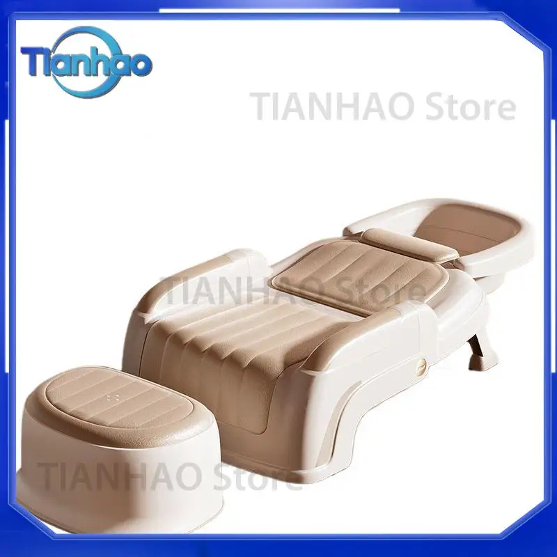 Foldable Shampoo Recliner Chair for Pregnant Women Children and Adults Home Use Widened Enlarged Reclining Shampoo Artifact