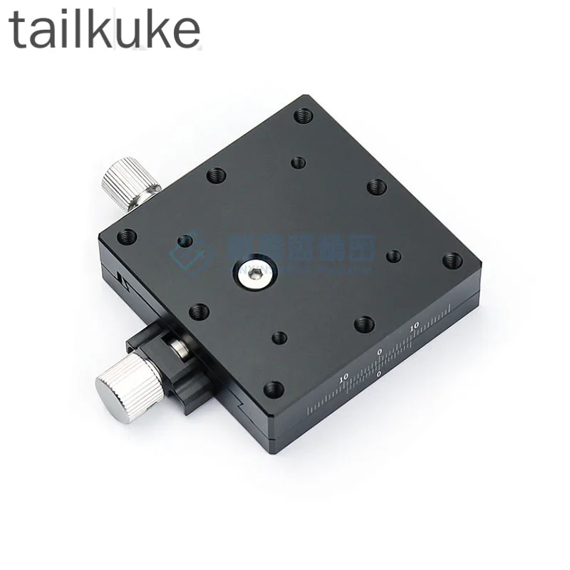 XYZ Three-Axis Precision Screw Displacement Stage 6um Fine-Adjustment Compact Micro Dovetail Slot Manual Slide