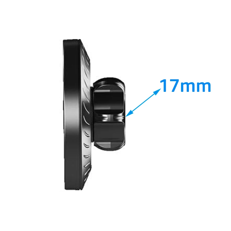 Magnetic Car Phone Holder Accessories for iPhone 15 14 MagSafe Xiaomi Samsung Magnet Car Mount for 17mm Diameter Ball Joint Base