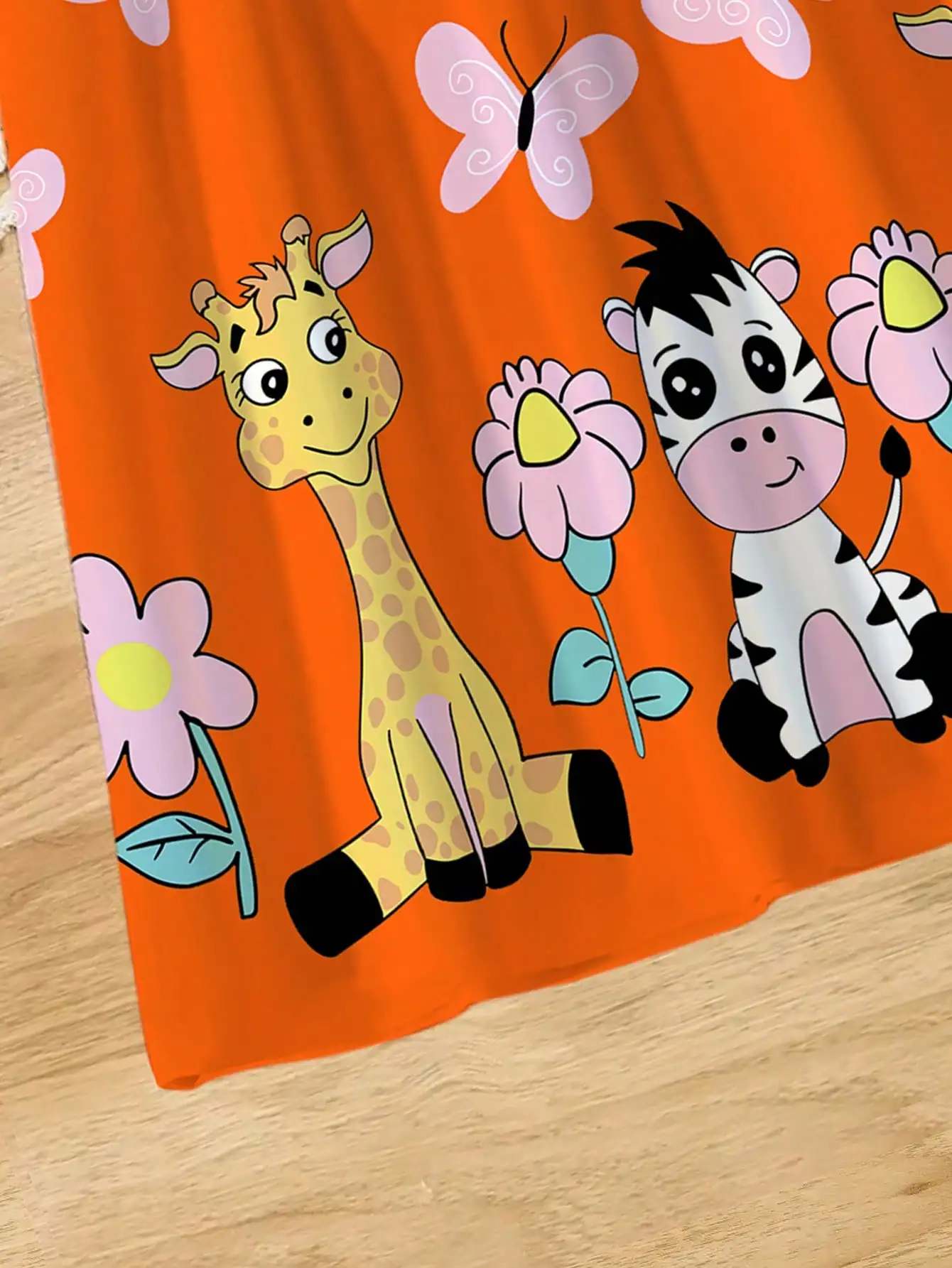 Cartoon-Tiermuster Mädchen-Trägerkleid Bequemes Atmungsaktives Urlaubskleid Damen- und Kinderbekleidung 2026 – Detail 15