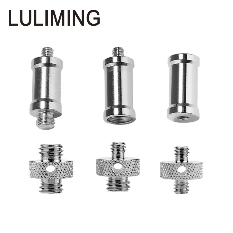 3/8 to 1/4  3/8 Inch Photography Light Bracket Conversion Screw Flash Bracket Adapter Studio Photography Accessories