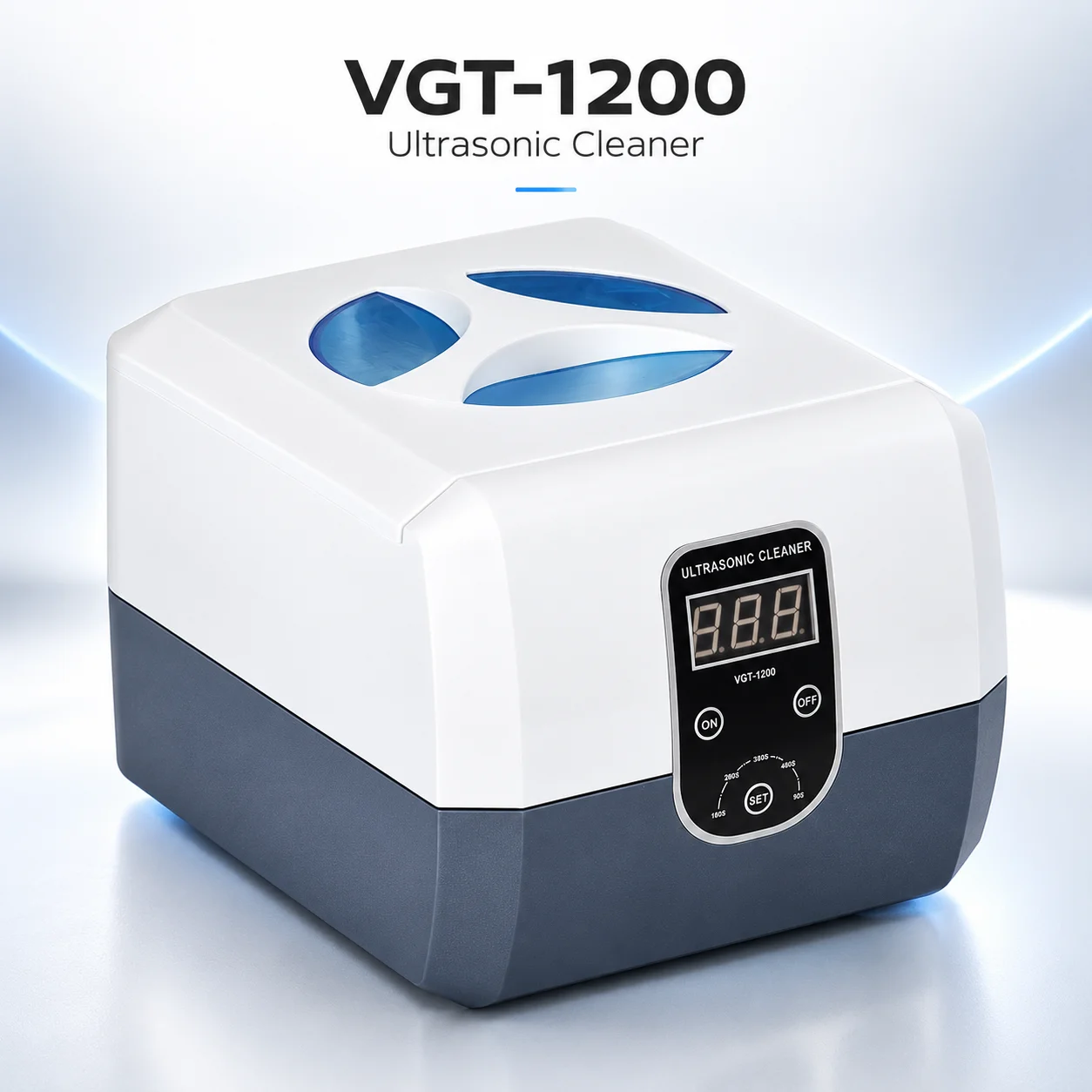 1Pcs Ultrasonic Cleaner 1.3L 6 - Ultrasonic Jewelry Cleaner Digital Timer 评论和价格