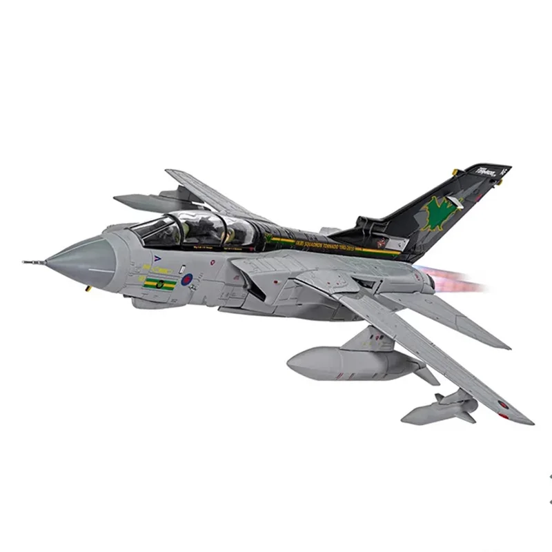 Diecast 1:72 Scale British Air Force Tornado GR.4 fighter Alloy Finished Aircraft Simulation Model Souvenir Gifts For Adult Boy