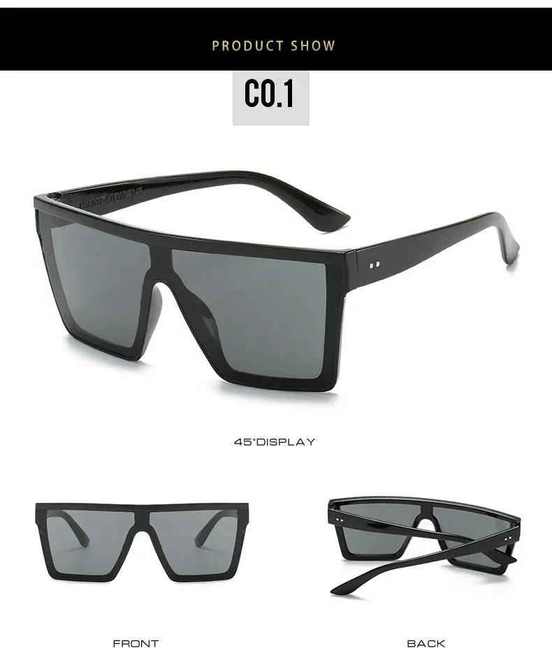 Neue quadratische Sonnenbrille für Herren und Damen – Modetrend, Vintage, UV400, Schwarz-Silber, Sonnenbrillen für Männer und Frauen, Brillen, Shades 2026 – Detail 6