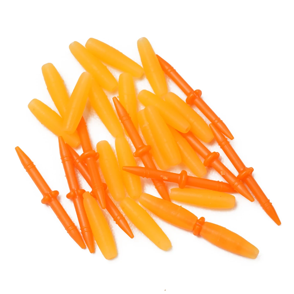 10pcs Floating Stopper for Fishing Lines with Dual Socket Construction Provides Secure Attachment to Standard Monofilament Lines