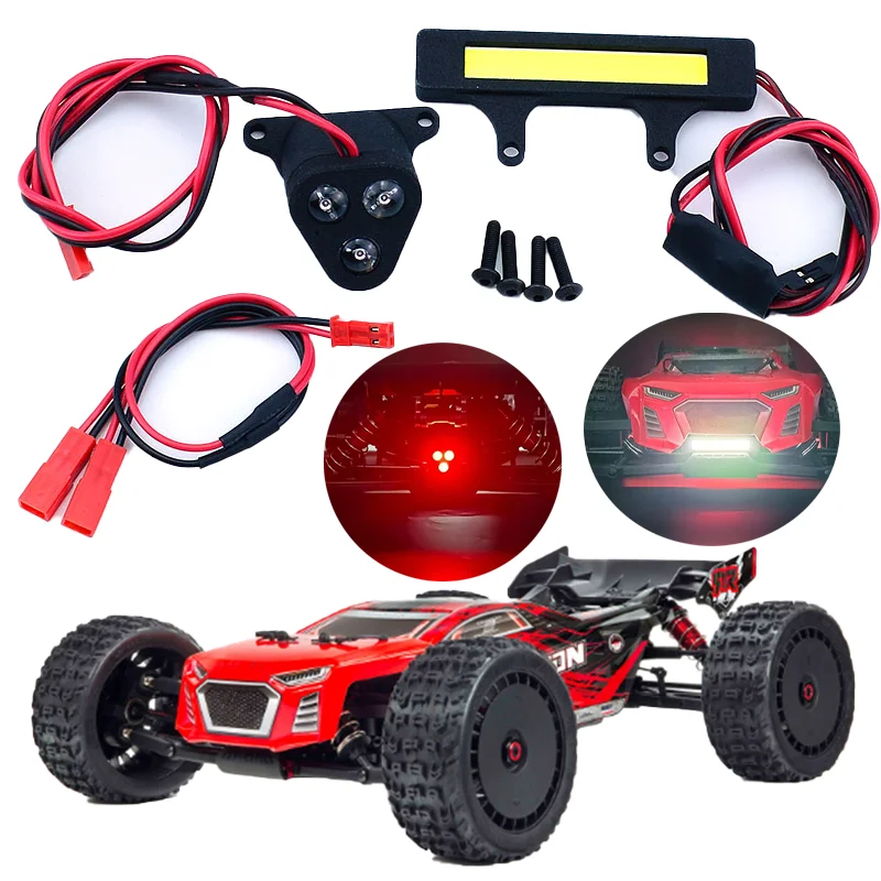 LED Light Headlights Taillights Kit Spotlight for 1/8 Arrma TALION 6S BLX 4WD Brushless Sport Performance Truggy