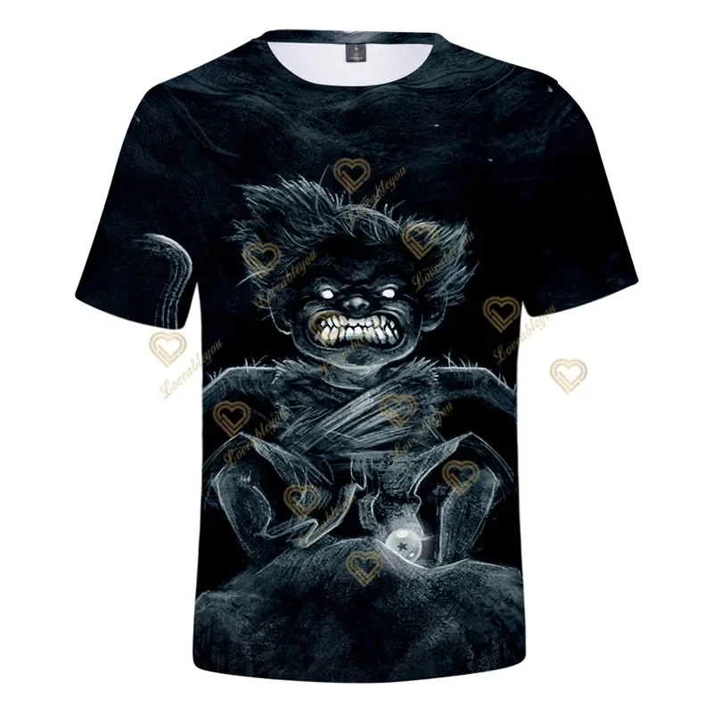 Dziecięca koszulka Dragon Ball Z Dzieci dla dziewczynki Chłopiec Dziewczynki Dzieci Nadruk 3D Koszulki Dziecko Topy Odzież Goku TShirt Ubrania