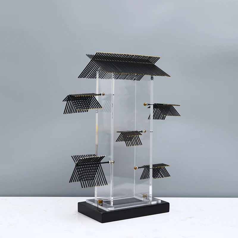 

Living room TV cabinet Modern simple transparent creative acrylic home accessories Soft acrylic house ornaments