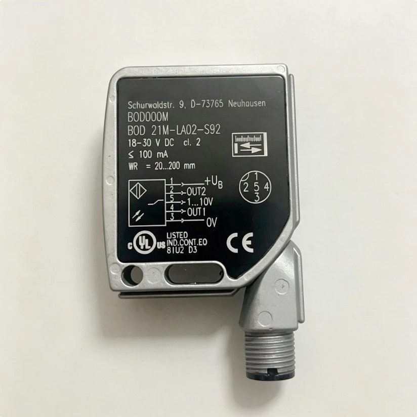 BOD000R BOD 21M-LB02-S92 High-precision Laser Displacement Sensor 4-20mA Analog Output Industrial Automation Detection
