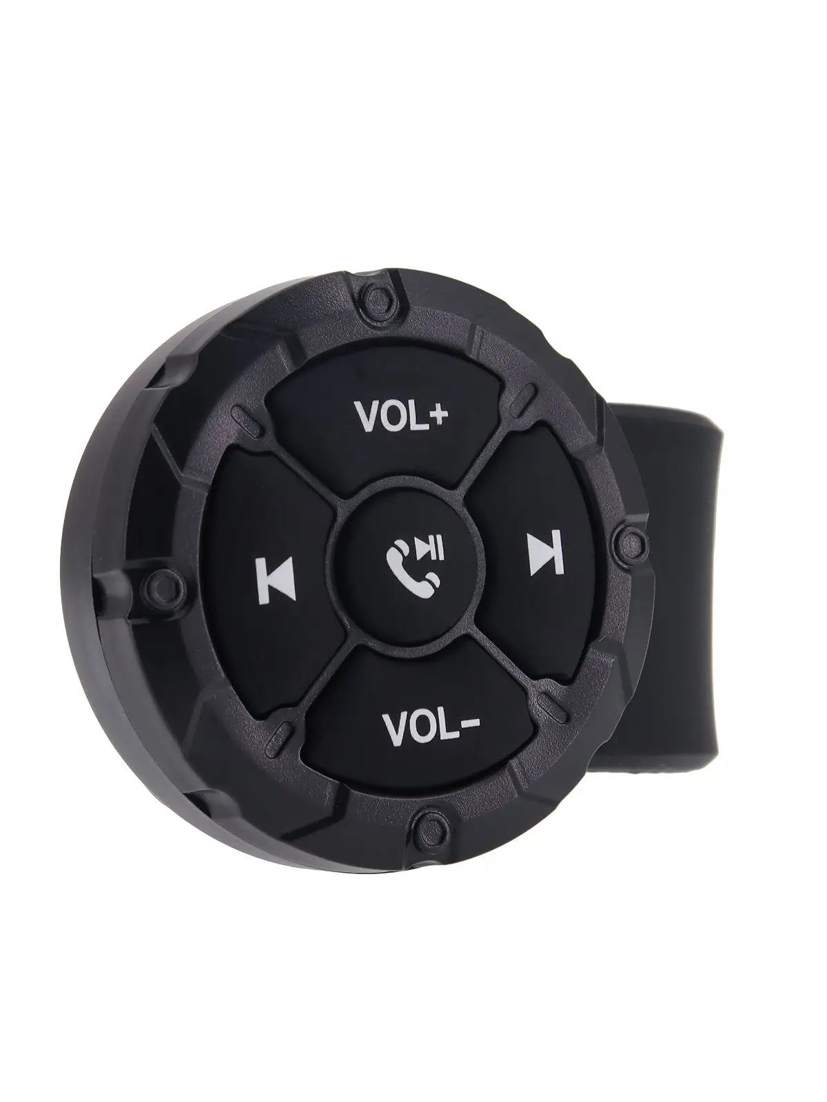 AliExpress NONE Car Steering Wheel Remote Control Media Controller Button Bluetooth-compatible Motorycycle Bicycle Handlebar Controller Black