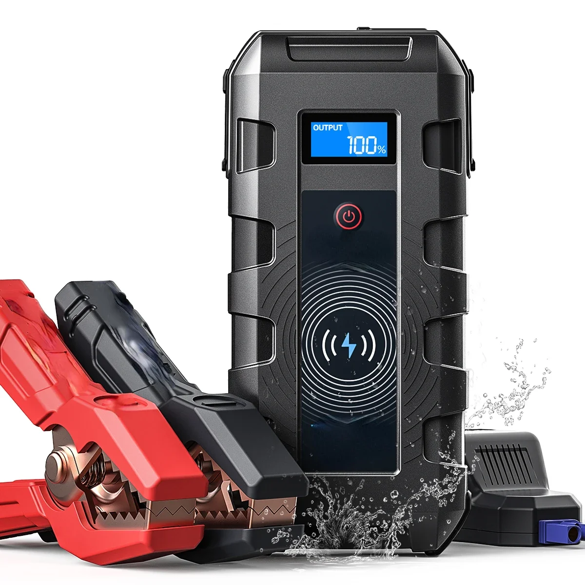 V2000 Jump Starter 20800mAh 2000A 12V Output Portable Emergency Car Booster Starting Device