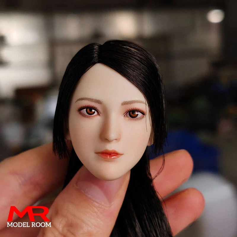 

SET075 1/6 Scale Momiji Head Sculpt Carving Model Fit 12'' TBL Pale Female Soldier Action Figure Body Dolls