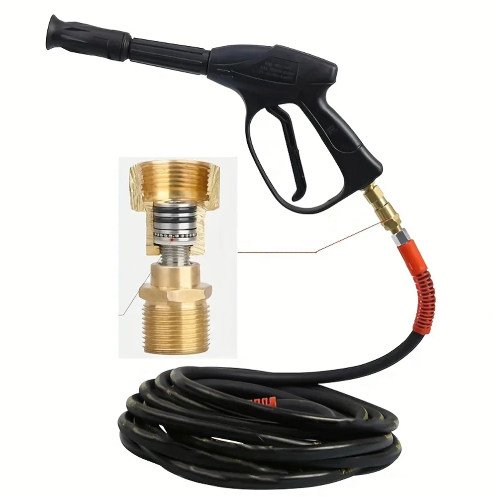 Anti-Tangle Design Car Wash Nozzle 360-Degree Rotation Easy Installation Effortless Hose Management Car Washing