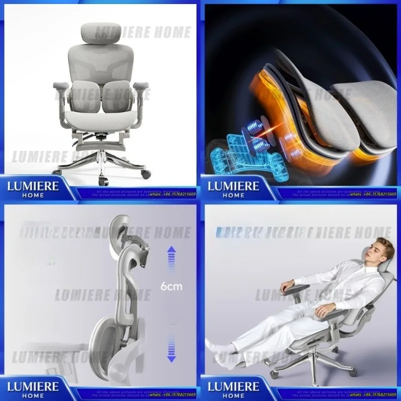 Adjustable Ergonomic Office Chair with Lumbar Support Height Adjustable Computer Chair for Home Work and Gaming Use Comfortable