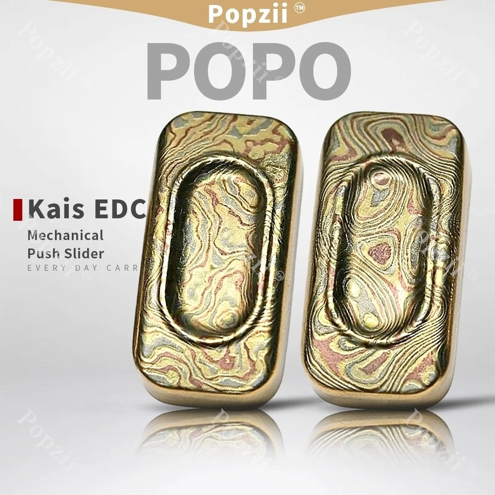 

Механический многоорбитальный слайдер KAIS POPO EDC Mokume: интенсивная игрушка для снятия стресса для взрослых, антистресс-игрушка
