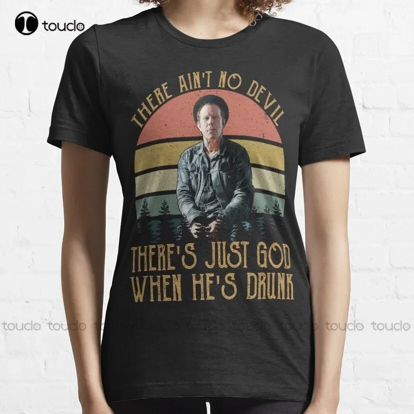 Vintage Retro Tom Waits Music Icons Classic T-Shirt Women T Shirt Custom Aldult Teen Unisex Digital Printing Tee Shirt Xs-5Xl
