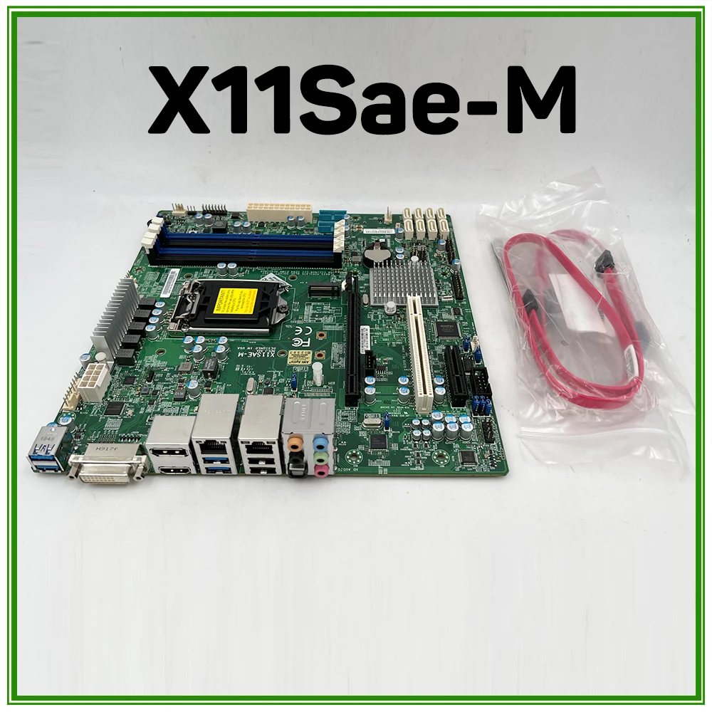 

X11Sae-M для материнской платы Supermicro рабочей станции C236, чипсет LGA1151 для Xeon E3-1200 v5/v6 6/7-го поколения.