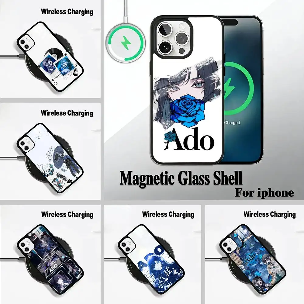 

A-Ado Kyogen For IPhone17 16 15 14 13 12 11 Plus Pro Max Plus Wireless Charger Phone Case